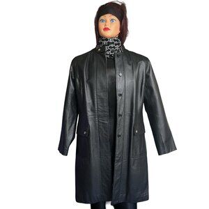Newport News Easy Style-shell 100% leather women's jackets  in excellent shape